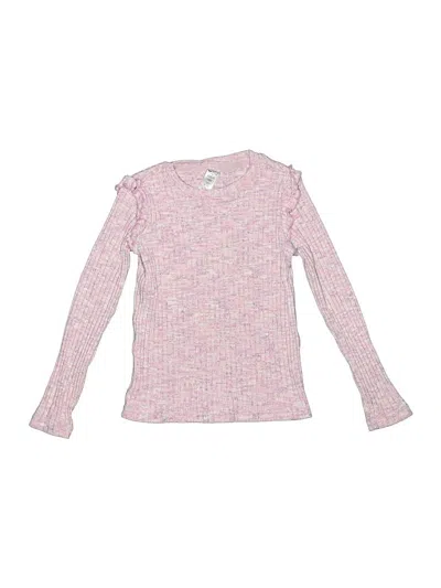 Pre-owned 90 Degree By Reflex Kids' Long Sleeve T-shirt In Pink