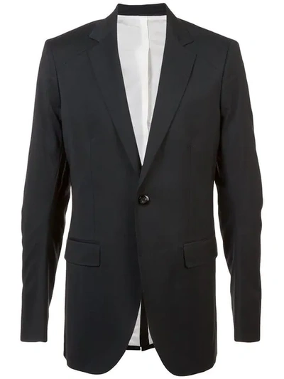 Thamanyah Straight Fit Suit Jacket In Black