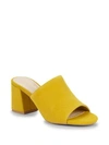Seychelles Evie Suede Sandals In Yellow