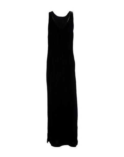 American Retro Long Dresses In Black