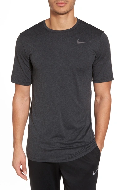 Nike Hyper Dry Training T-shirt In Black/ Anthracite/ Hematite