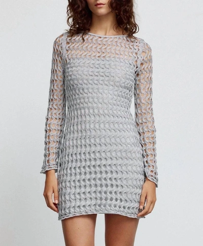 Significant Other Adley Mini Dress In Silver