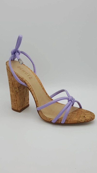 Schutz Suzy Sandals In Purple