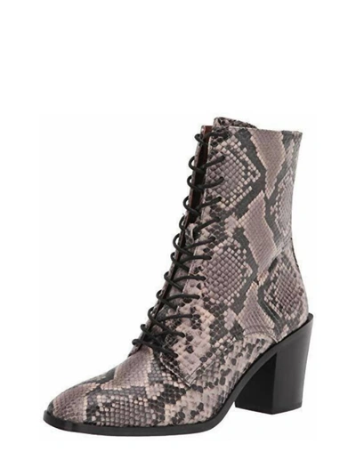 Frye Georgia Lace Up Ankle Boot In Grey Multi