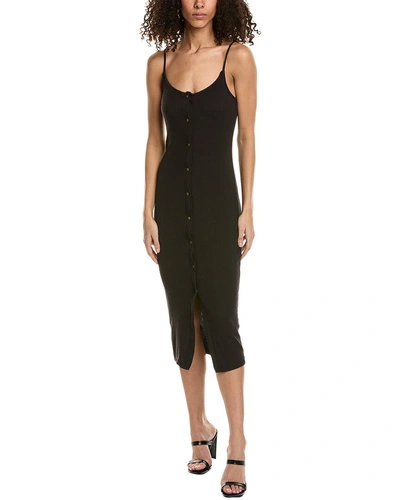 Project Social T Lucia Snap Front Tank Dress In Black