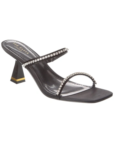 Ted Baker Rinita Satin Sandal In Black