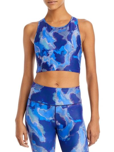 Aqua Womens Fitness Yoga Sports Bra In Multi