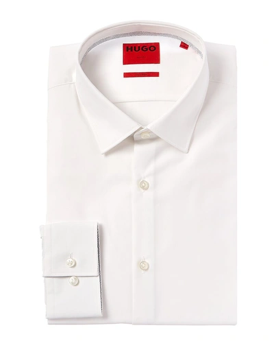 Hugo Boss Slim Fit Dress Shirt In White