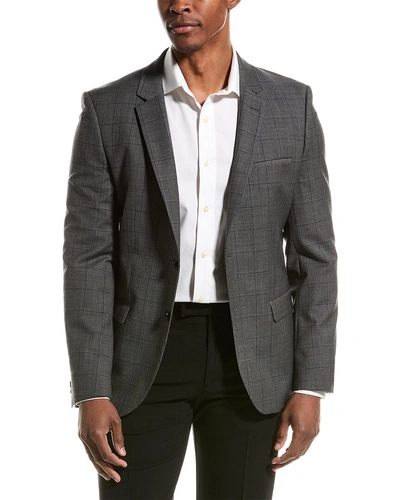 Hugo Boss Wool-blend Suit Jacket In Grey