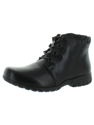 Propét Delaney Womens Lace-up Ankle Boots In Black
