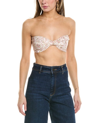 Rococo Sand Bandeau Top In Pink