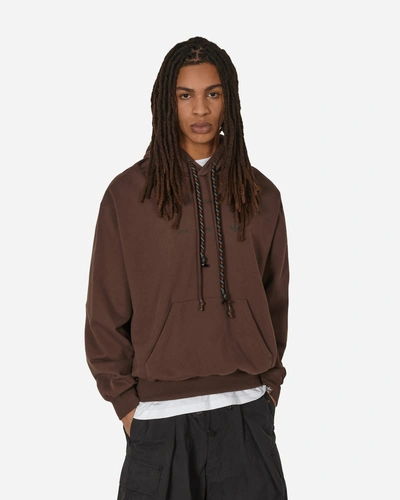Adidas Originals X Sftm Logo-print Cotton Hoodie - Unisex - Cotton In Brown