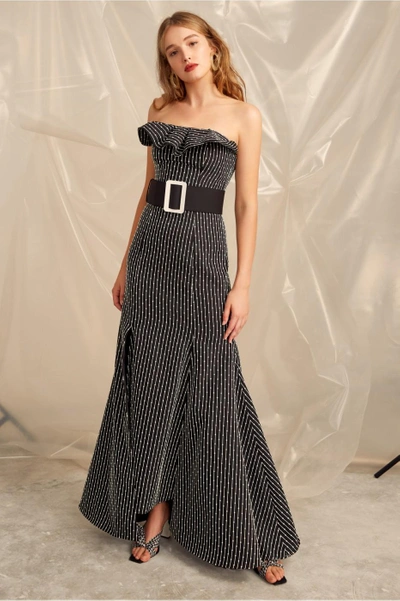 C/meo Collective Even Love Gown In Black