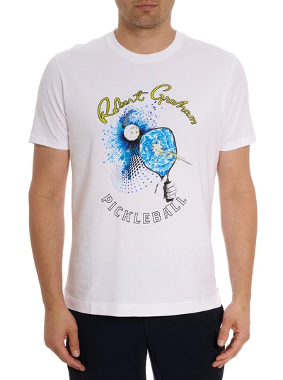 Robert Graham Pickleball Slap T-shirt In White