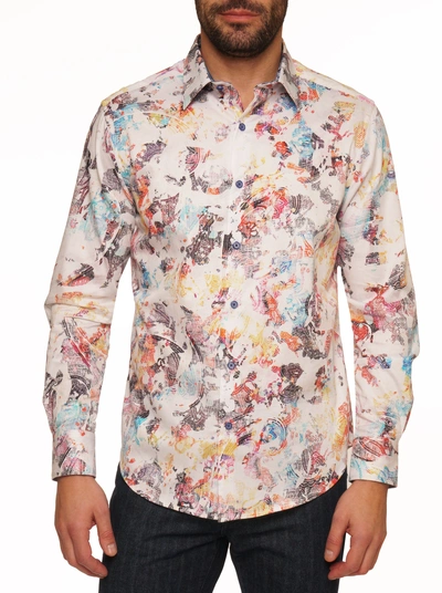 Robert Graham Splash Of Color Long Sleeve Button Down Shirt In Multi