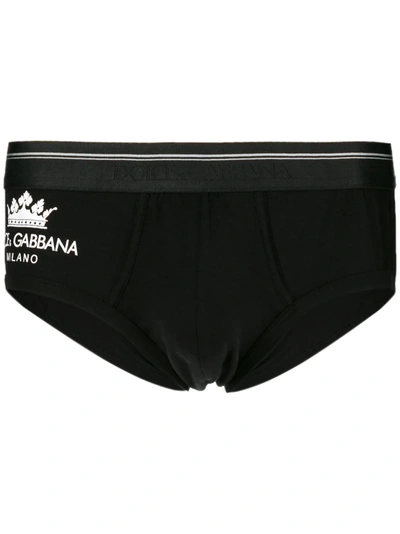 Dolce & Gabbana Underwear Logo Brief - Black