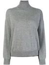 Mauro Grifoni Turtle Neck Jumper In Grey