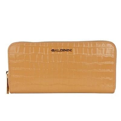 Baldinini Trend Beige Leather Wallet