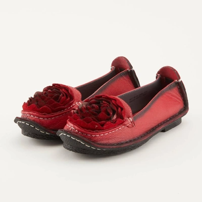 Spring Step Shoes Dezi Slip On Shoe In Red