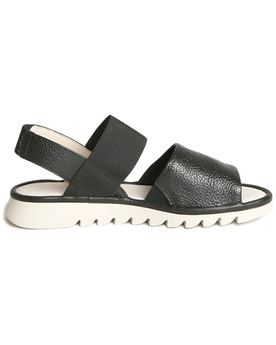 The Flexx Banzai Leather Sandal In Black