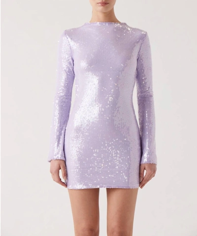 Sophie Rue Sequin Dasha Dress In Purple