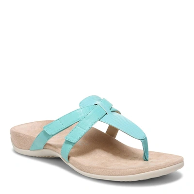 Vionic Rest Karley Sandal In Aqua In Blue