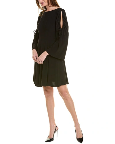 Maison Tara Havana Mini Dress In Black