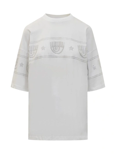 Chiara Ferragni Logomania 640 T-shirt In White