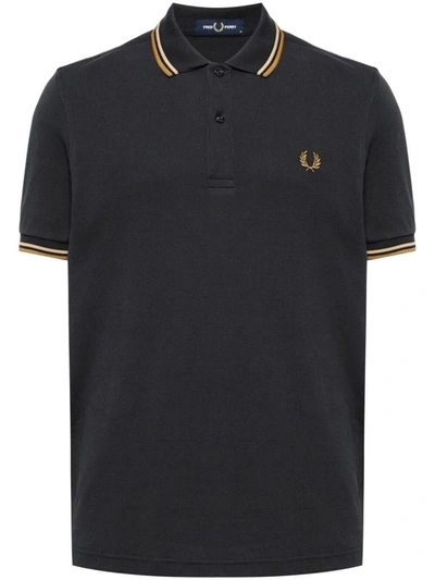 Fred Perry Fp Twin Tipped Shirt Clothing In Grey