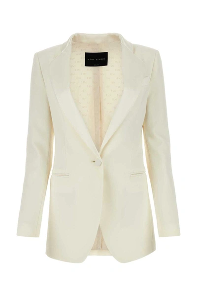 Hebe Studio Jackets And Vests In White