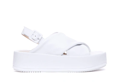 Paloma Barceló Basima Platform Sandals In White