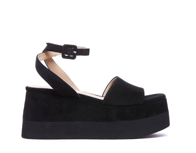 Paloma Barceló Mairena Platform Sandals In Black