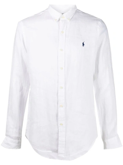 Polo Ralph Lauren Slim Fit Sport Shirt Clothing In White