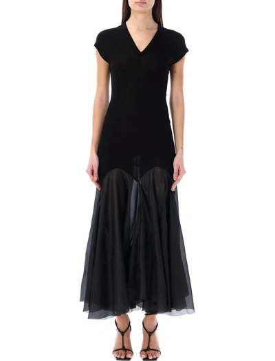 Rick Owens Divine Dress In 09 Black