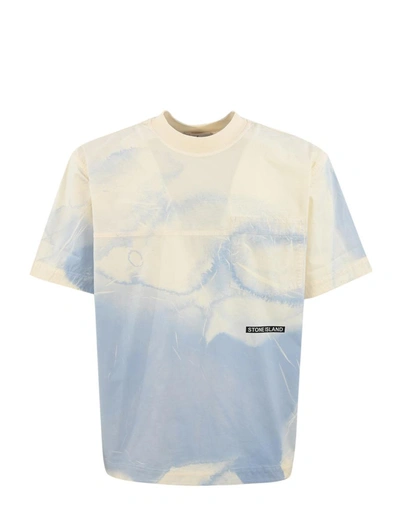 Stone Island T-shirts And Polos Clear Blue