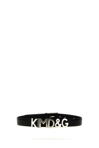 Dolce & Gabbana 'kim D&g' Belt In Black