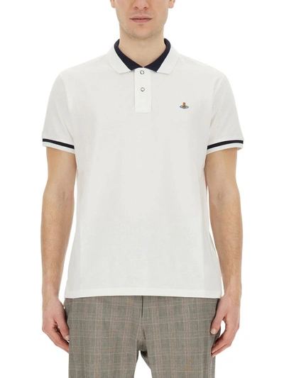 Vivienne Westwood Cotton Polo In White