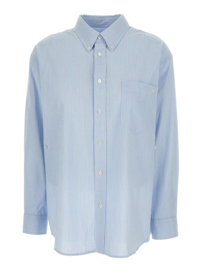 Dunst Unisex Oversize Shirt In Blu