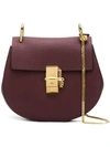 Chloé Drew Shoulder Bag - Red