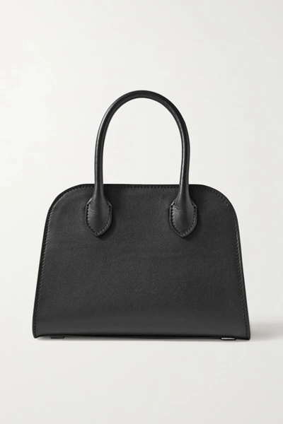 The Row Margaux 7,5 Black Leather Bag