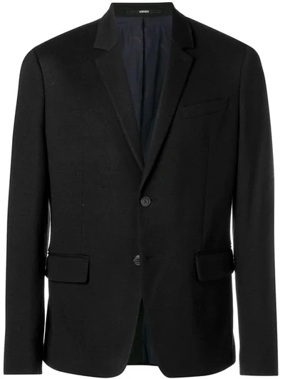 Kenzo Boxy-fit Blazer In Black