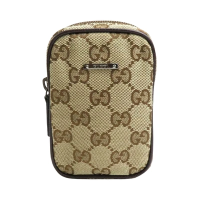 Gucci Gg Canvas Brown Canvas Wallet  ()