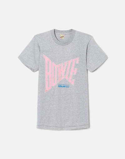 Marketplace 80s Bowie Tee In Grey