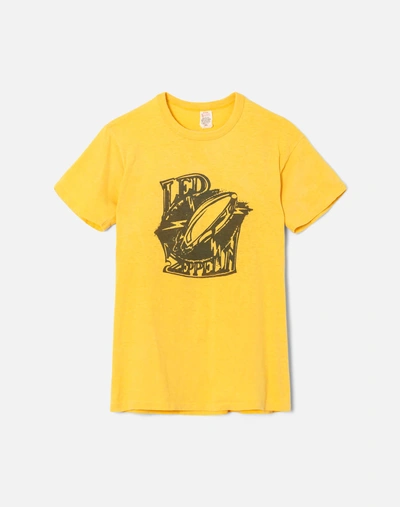 Marketplace 80s Led Zeppelin Tee In Yellow