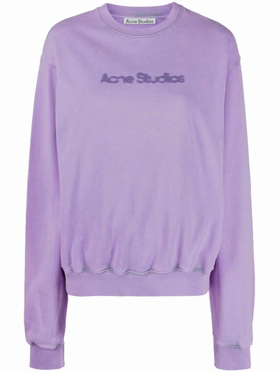 Acne Studios Acne Sweaters In Bright Purple