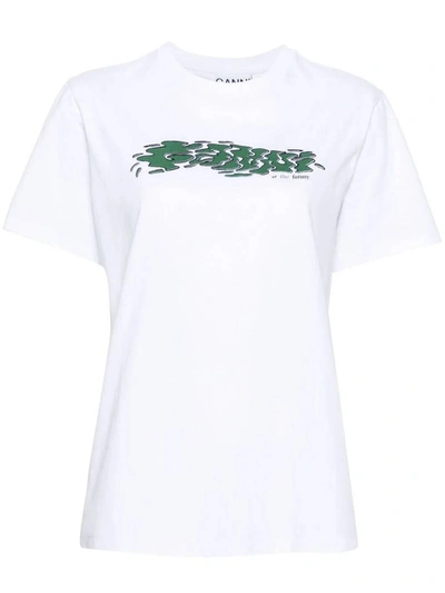 Ganni T-shirts And Polos In White