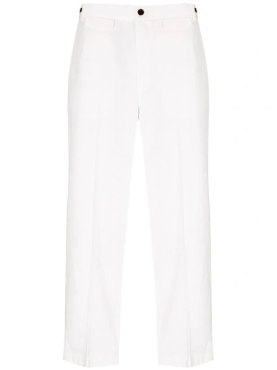 Gucci Trousers In Stamp White/mix