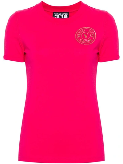 Versace Jeans Couture T-shirts And Polos In Pink