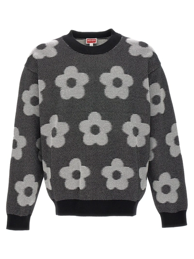 Kenzo Flower Spot Sweater, Cardigans White/black