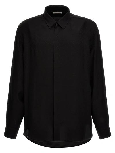 Saint Laurent Plumetis Shirt Shirt, Blouse Black